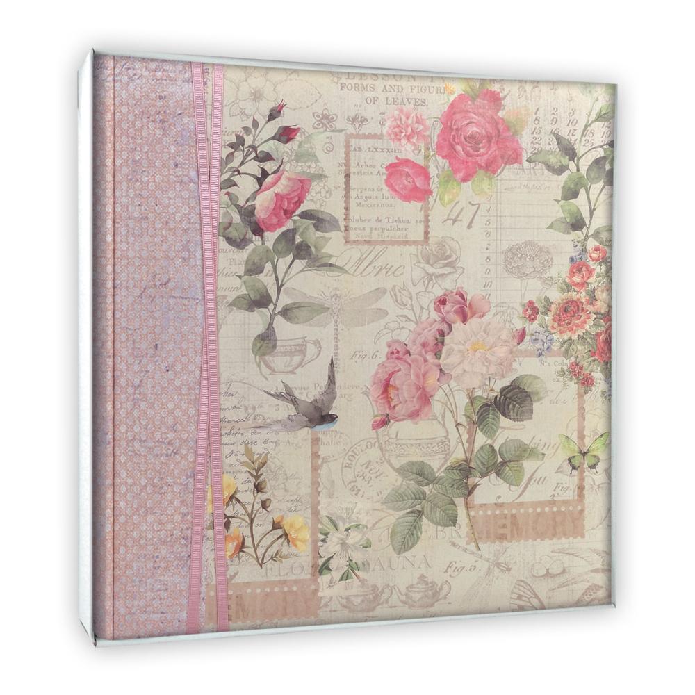 Ophelia Album Rosa - 32x32 cm (100 Hvide sider / 50 blade)