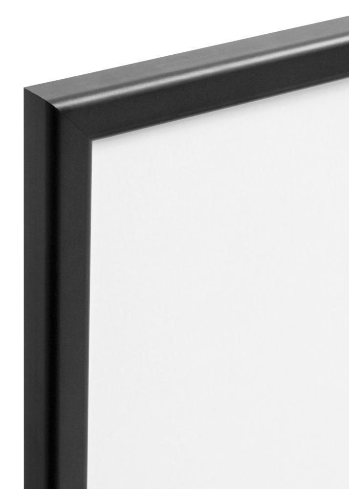 Ramme Slim Mat antirefleksglas Sort 20x20 cm