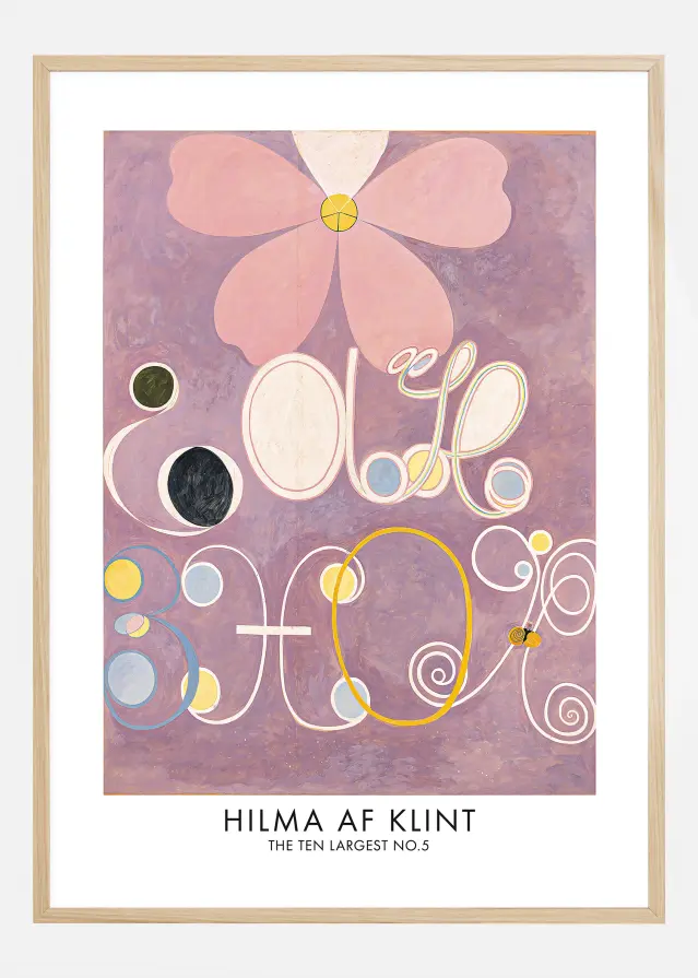 Hilma af Klint - The Ten Largest No.5 Plakat