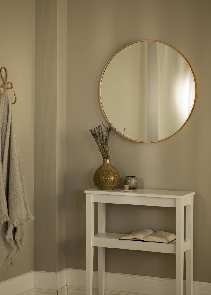 KAILA Round Mirror - Edge Gold 70 cm Ø