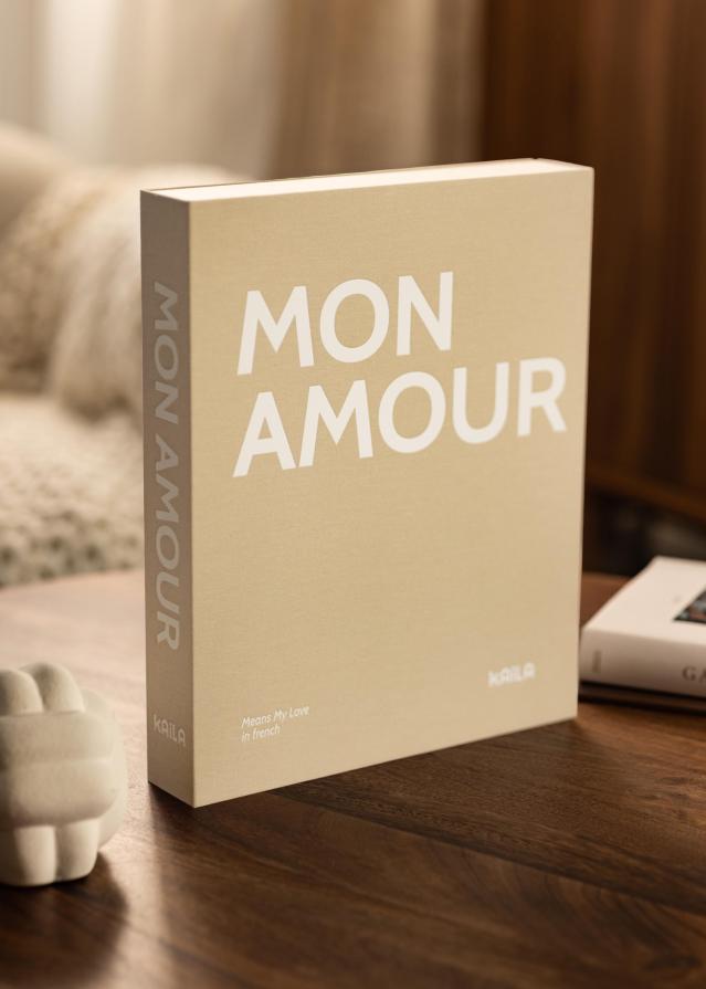 KAILA MON AMOUR - Coffee Table Photo Album (60 Sorte Sider / 30 Blade)