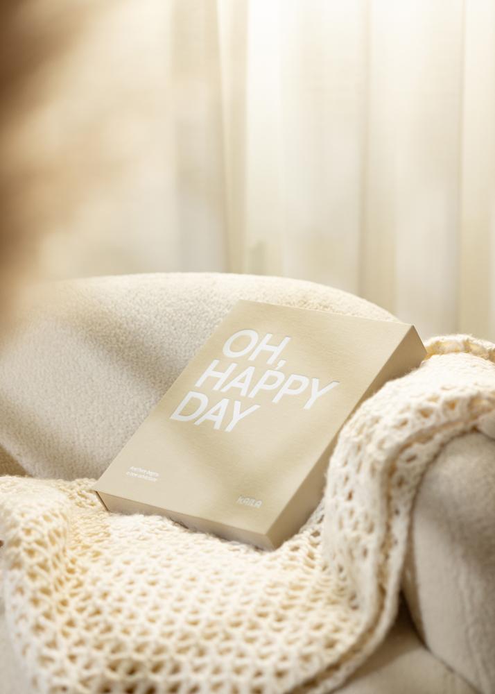 KAILA OH HAPPY DAY Grey - Coffee Table Photo Album (60 Sorte Sidere)