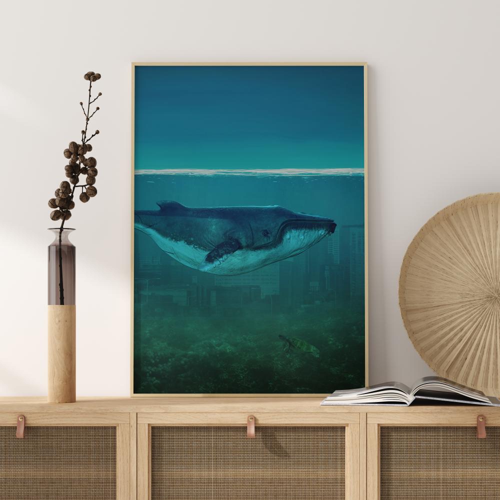 Blue Whale Plakat