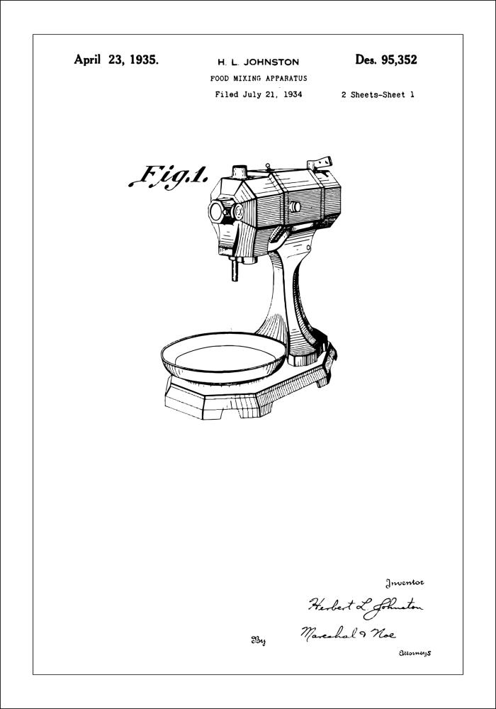 Patenttegning - Mixer I