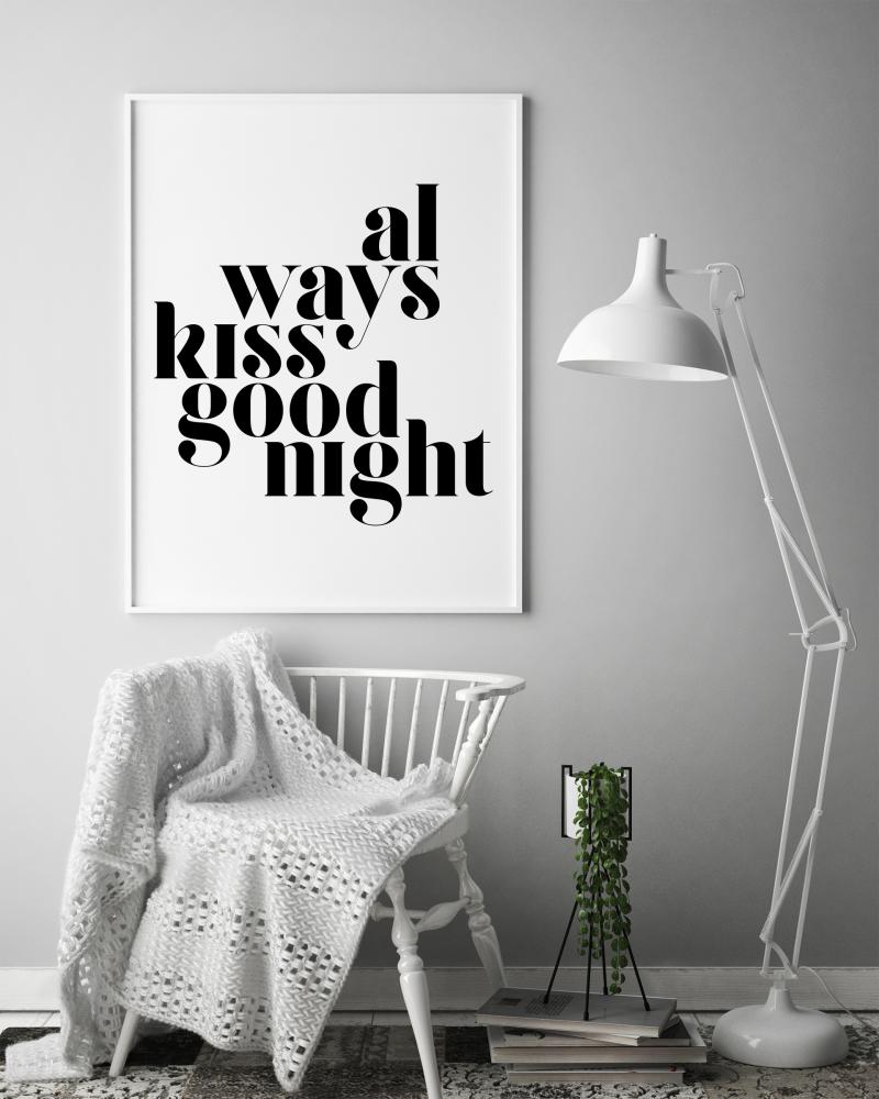 Always Kiss Good Night Plakat