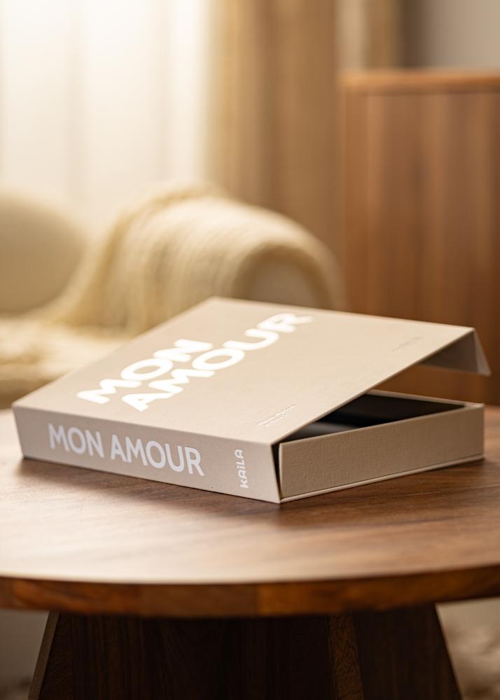 KAILA MON AMOUR - Coffee Table Photo Album (60 Sorte Sider / 30 Blade)