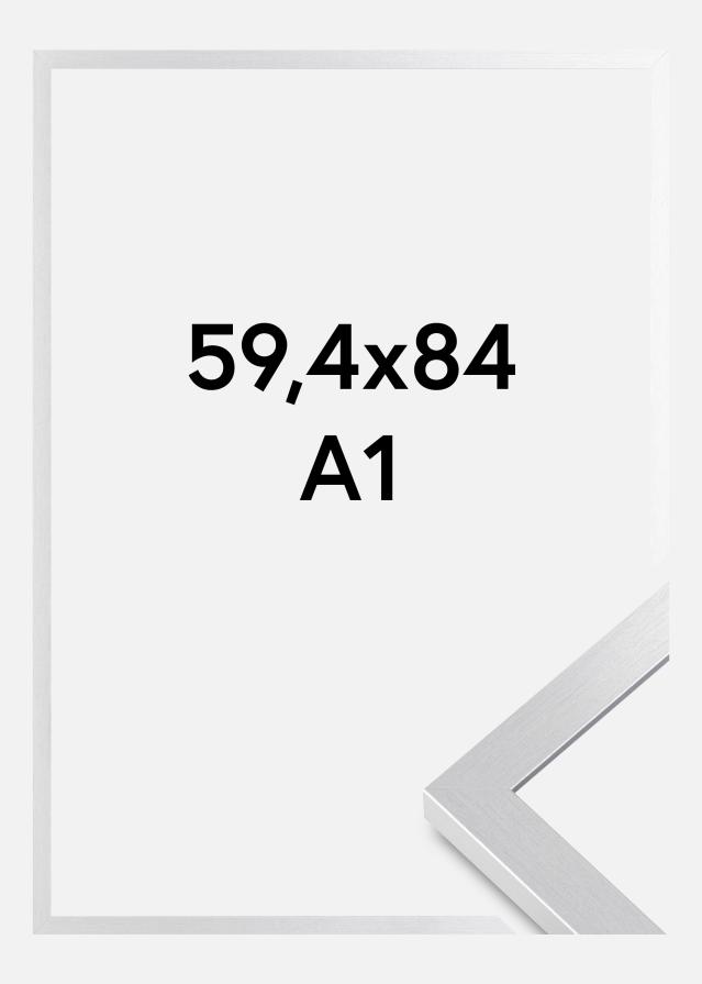 Ramme Selection Akrylglas Sølv 59,4x84 cm (A1)